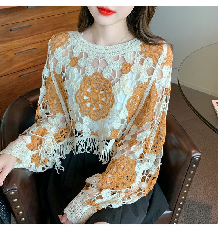 【tops】レースプルオーバー　M29359