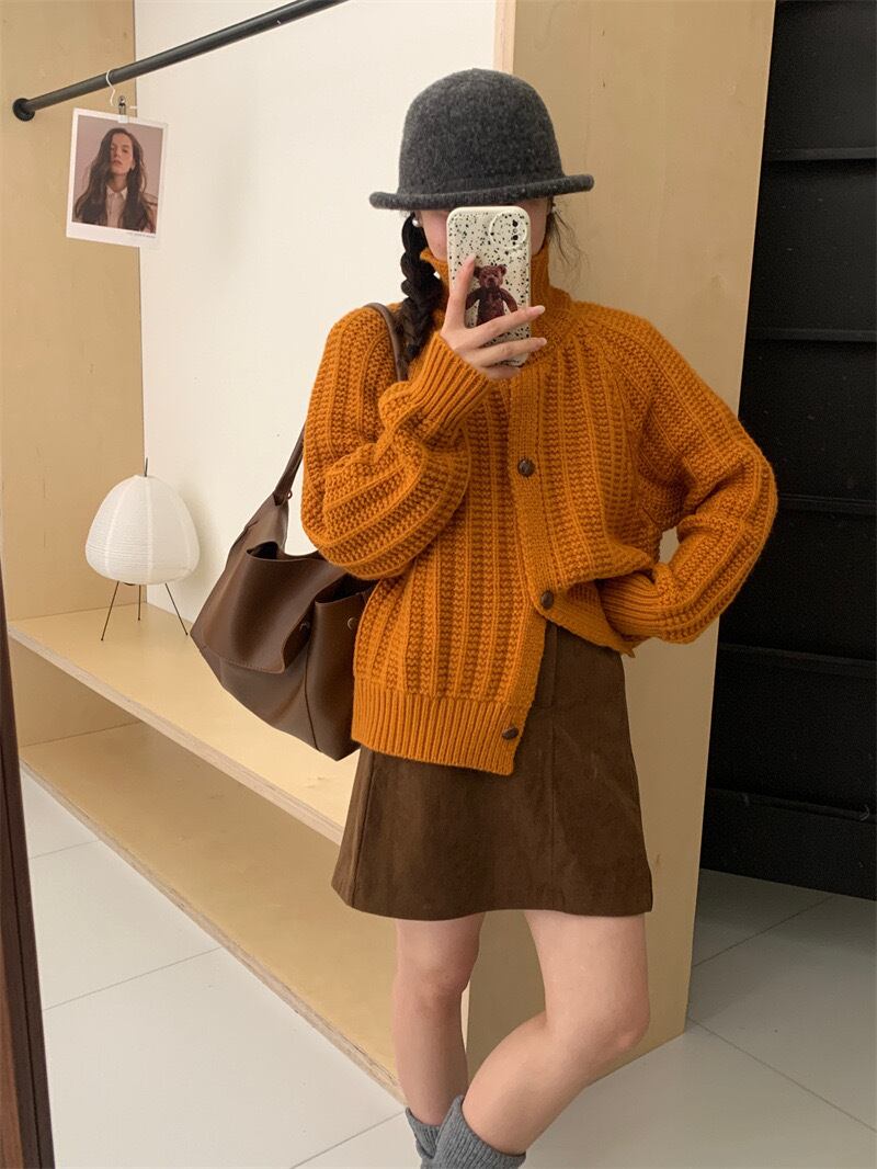 【outer】ニットカーデ　M27151