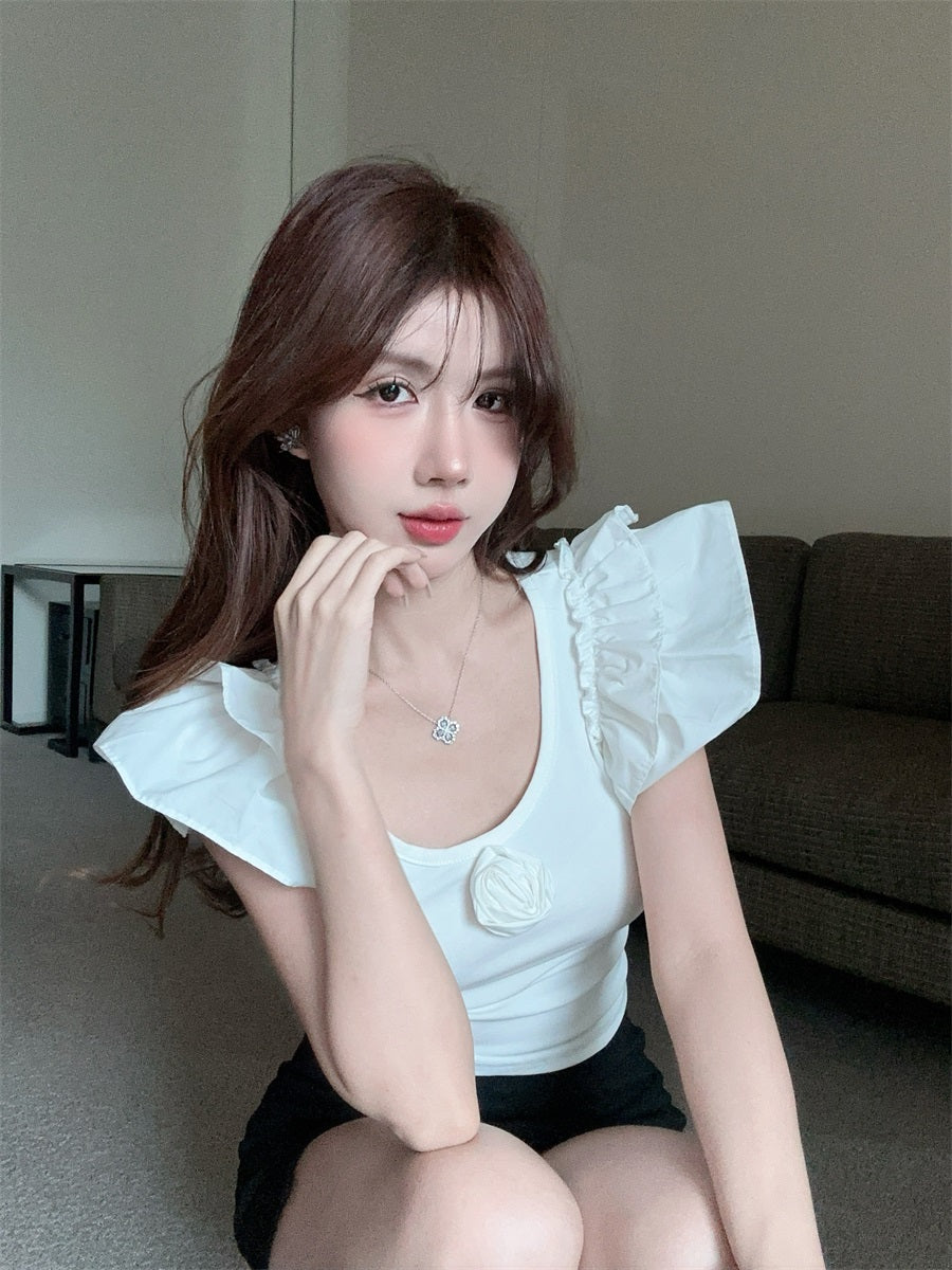 【tops】フレンチスリーブTシャツG22143