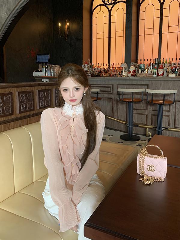 【tops】フリルブラウスG20406