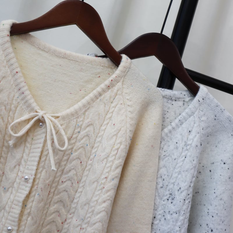【outer】ニットカーデ　M25395