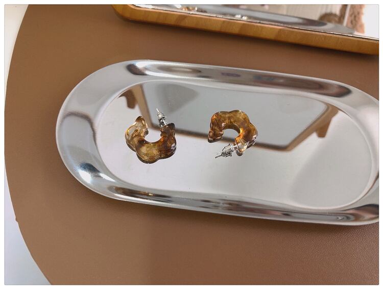 【小物】激売れ中 chicレディーススウィートサークル花形ピアスアクセサリー