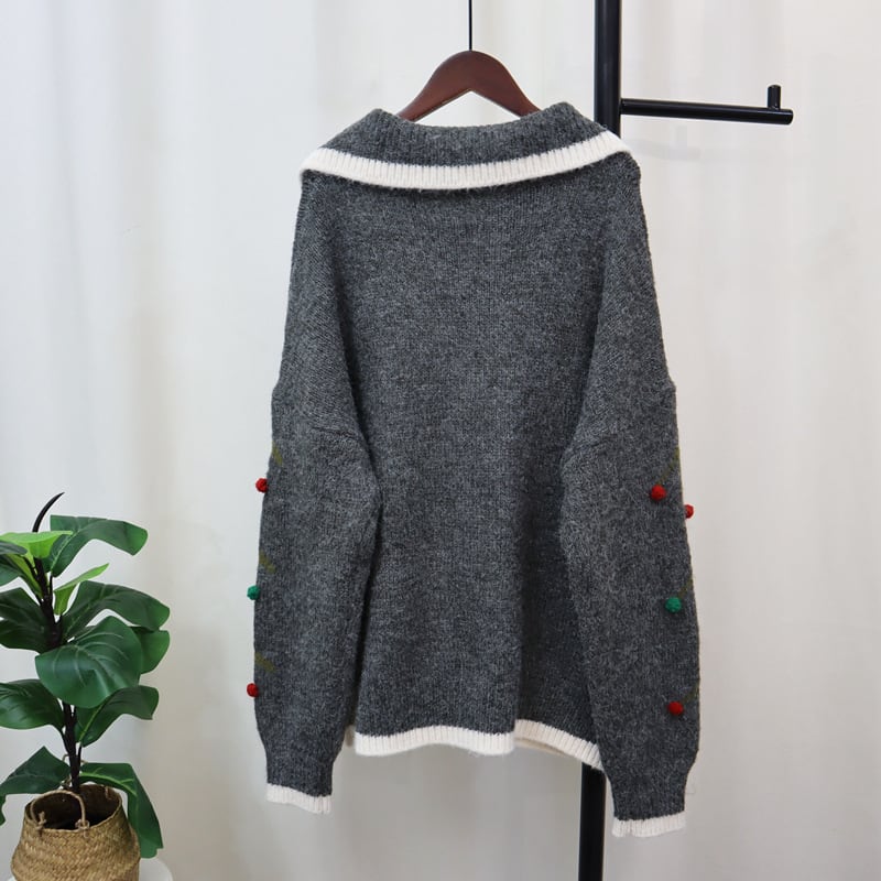 【outer】ニットカーデ　M25411