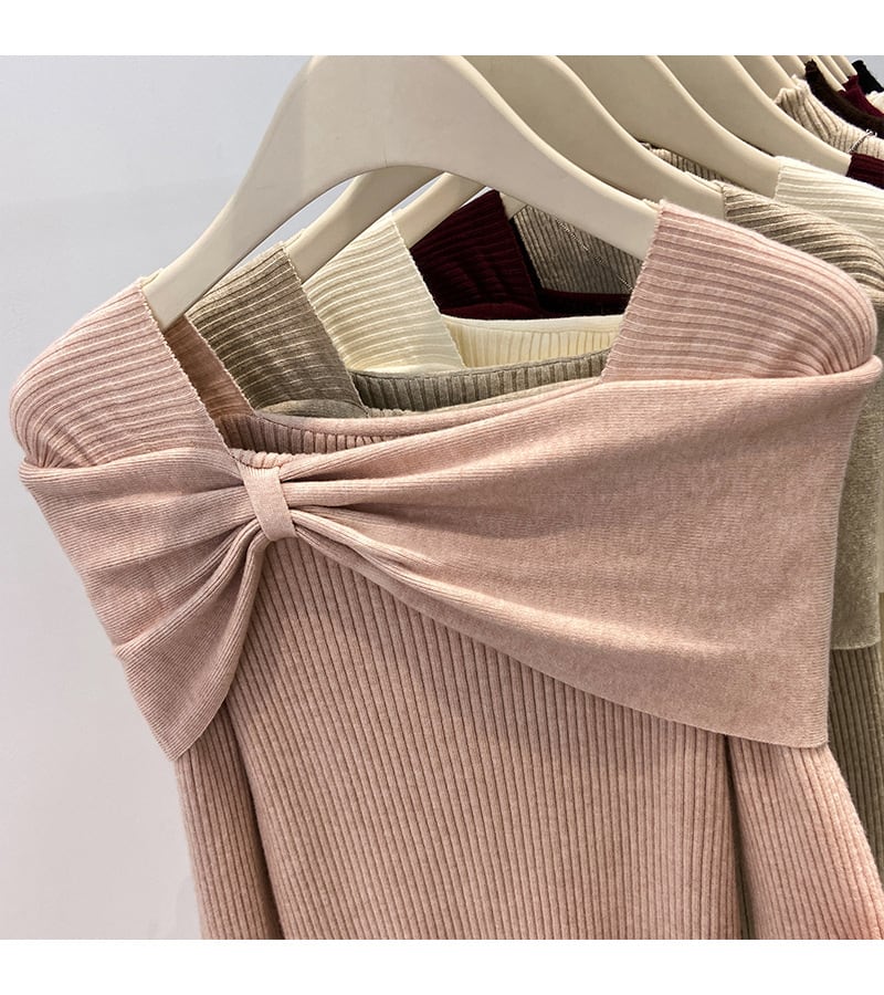 【tops】ニットトップス　M27565