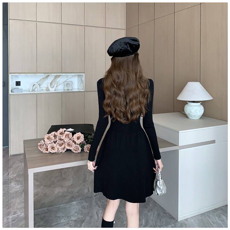 【dress】ニットワンピース　M26354