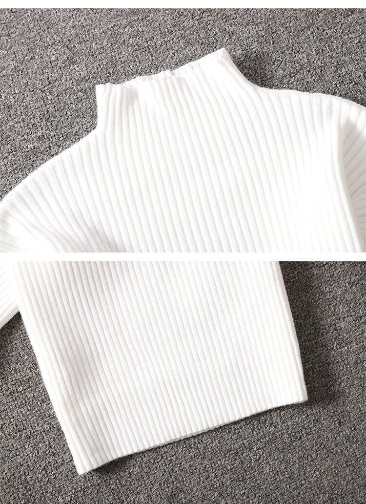 【set】店長推薦セットアップ無地長袖セーター+チェック柄スカート通勤日常秋新作2点セットF0818