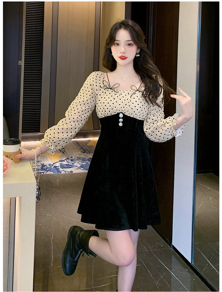 【dress】ドッキングワンピース　M29544