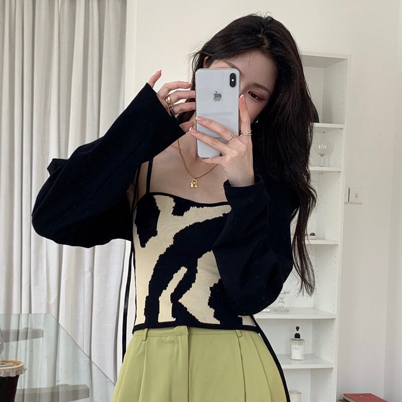 【tops】ニットキャミソールG20107