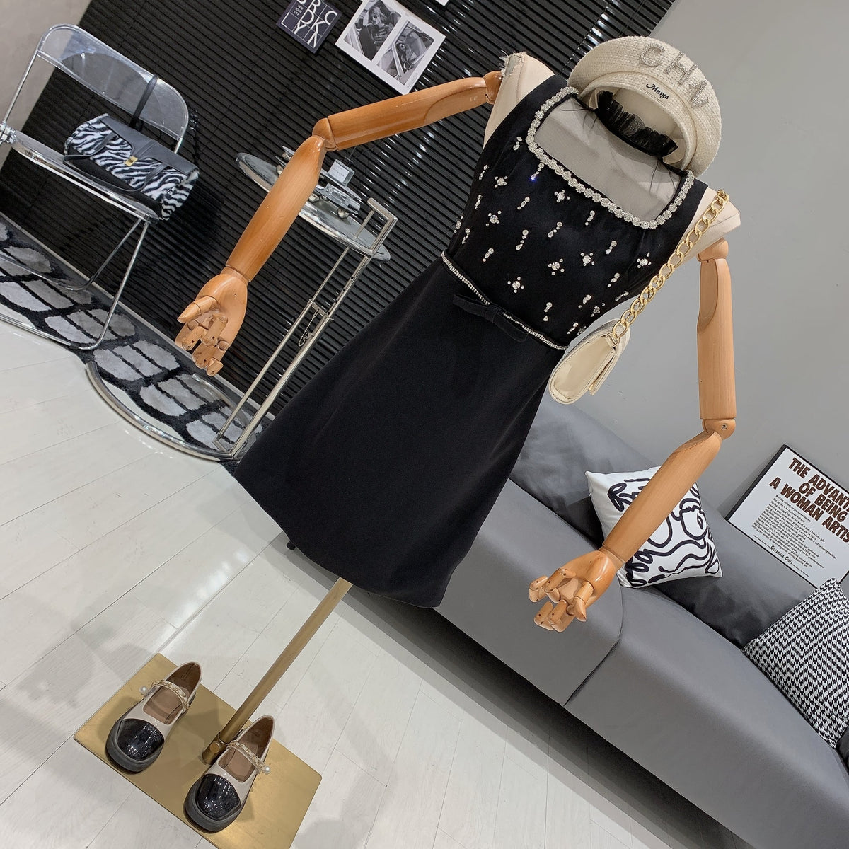 【dress】ビジューワンピース　M24002