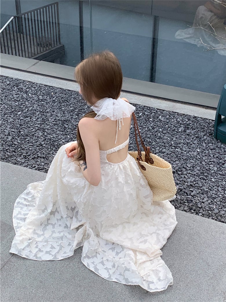 【dress】ホルターネックワンピース　M24523