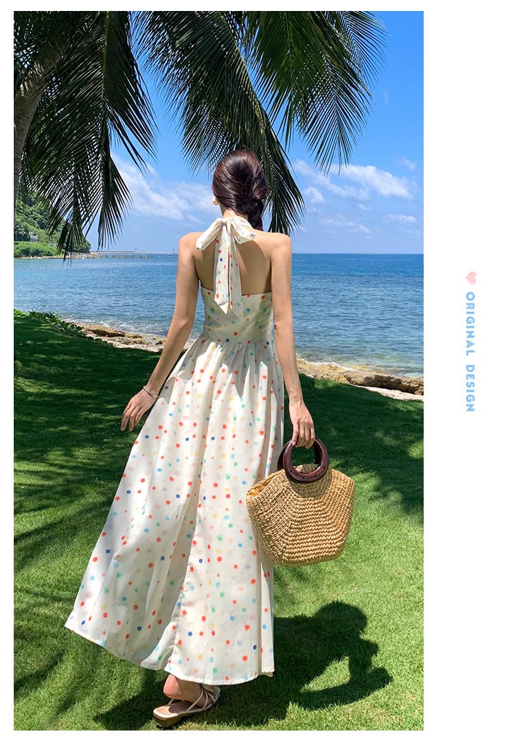 【dress】ホルターネックワンピース　M25231