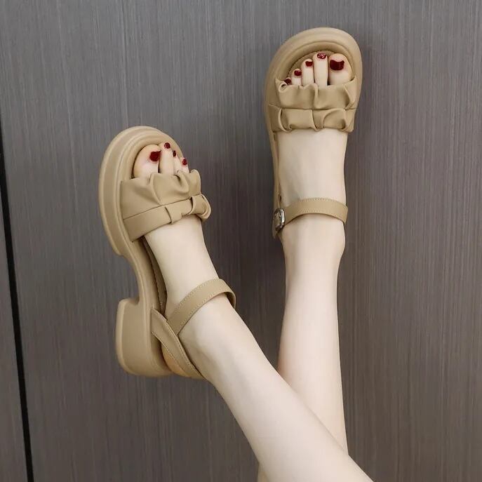 【Shoes】チャンキーヒールサンダル　M30233