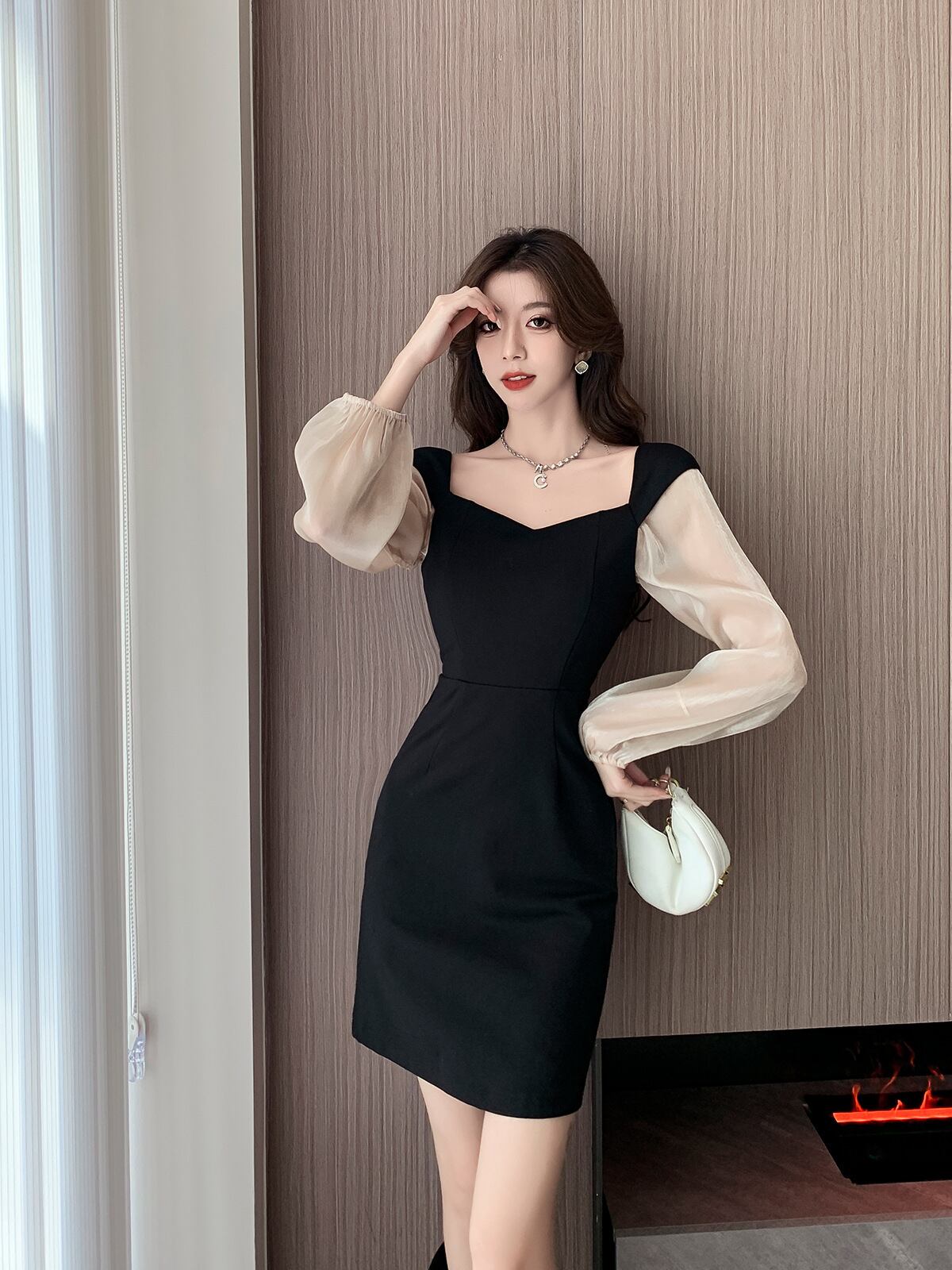 【dress】ドッキングデートワンピース　M18627