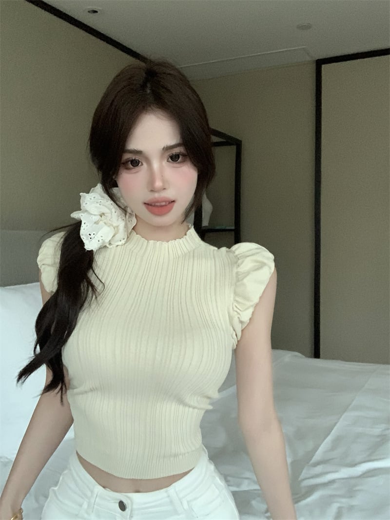 【tops】ノースリーブニットトップスG20270