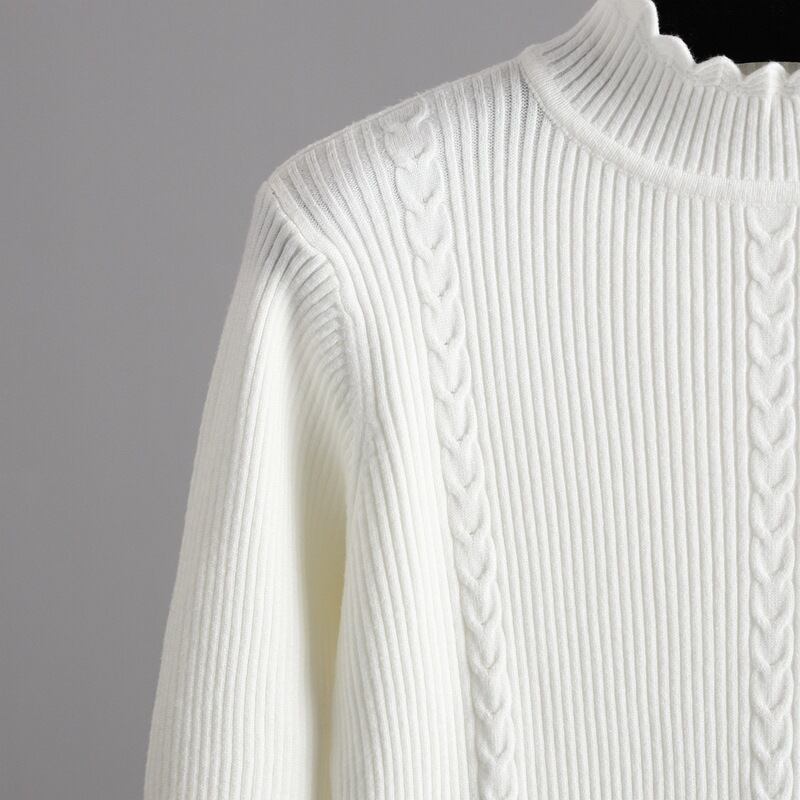 【dress】レース切り替えニットワンピース　M28471