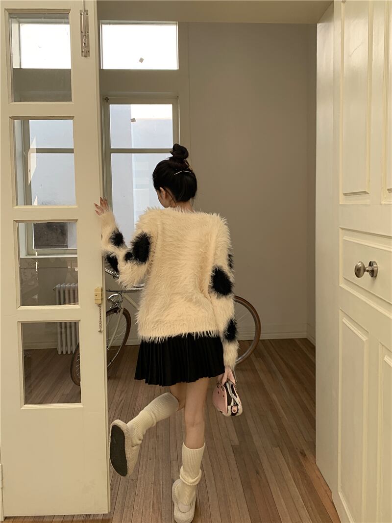 【tops】シャギーニットセーター　M28536