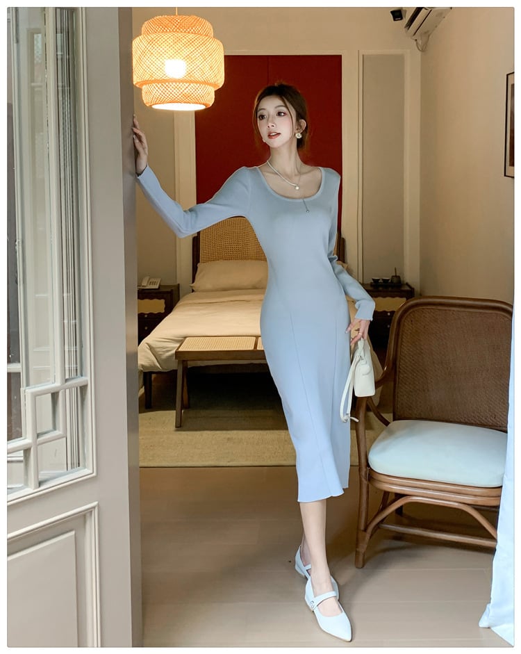 【dress】ニットワンピース　M25607
