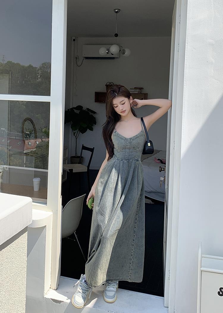 【dress】デニムキャミワンピース　M24871