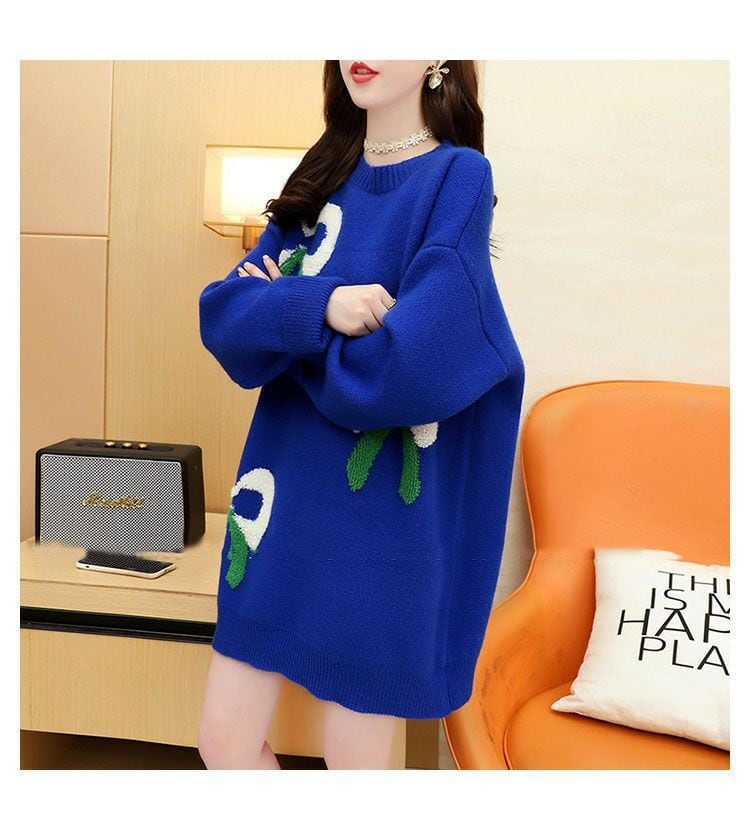 【tops】クルーネックニットセーター　M29171