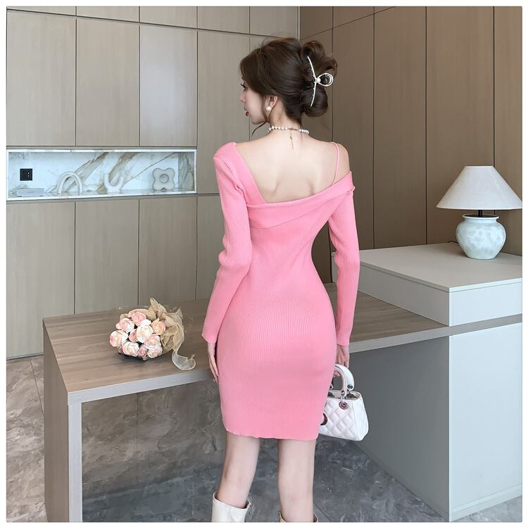 【dress】ニットワンピース　M19109