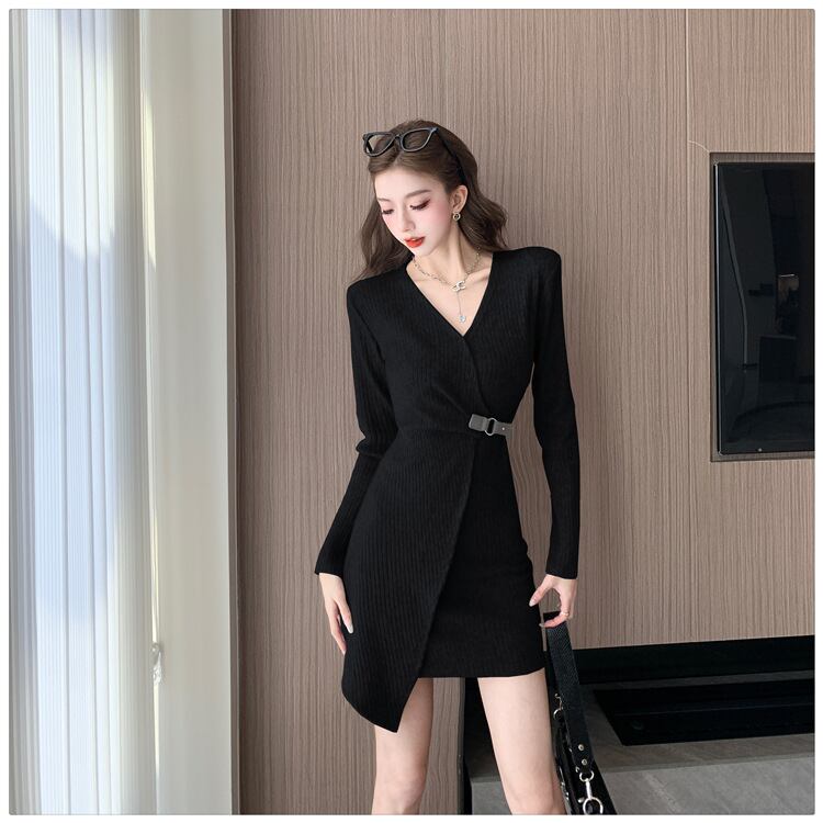 【dress】ニットワンピース　M18563