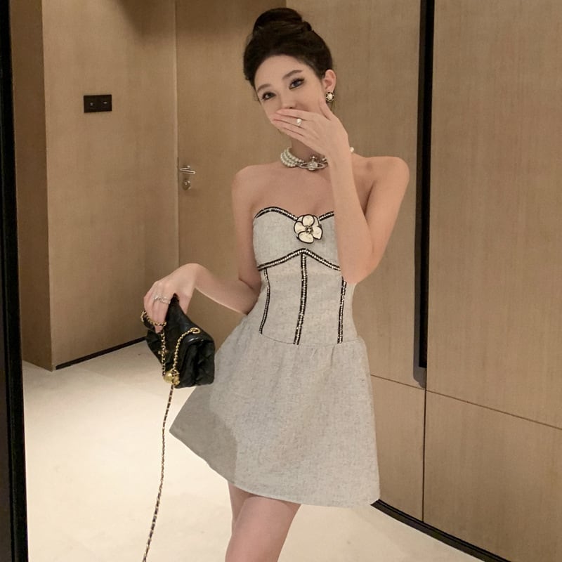 【dress】ベアトップワンピース　M24318