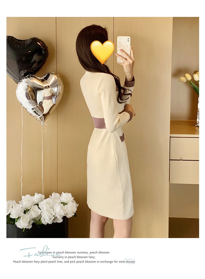 【dress】ニットワンピース　M28412