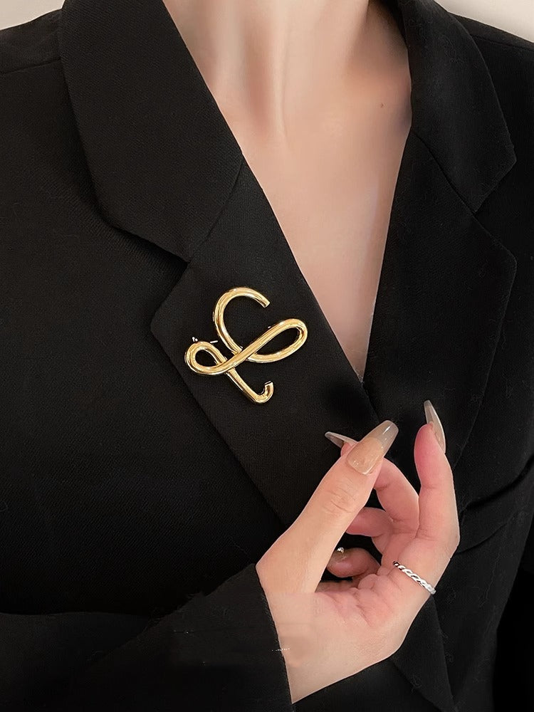 【小物】高級感ブローチG23505