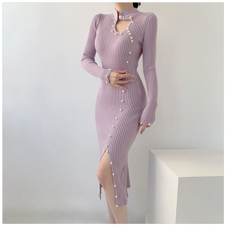 【dress】パールニットワンピース　M28212