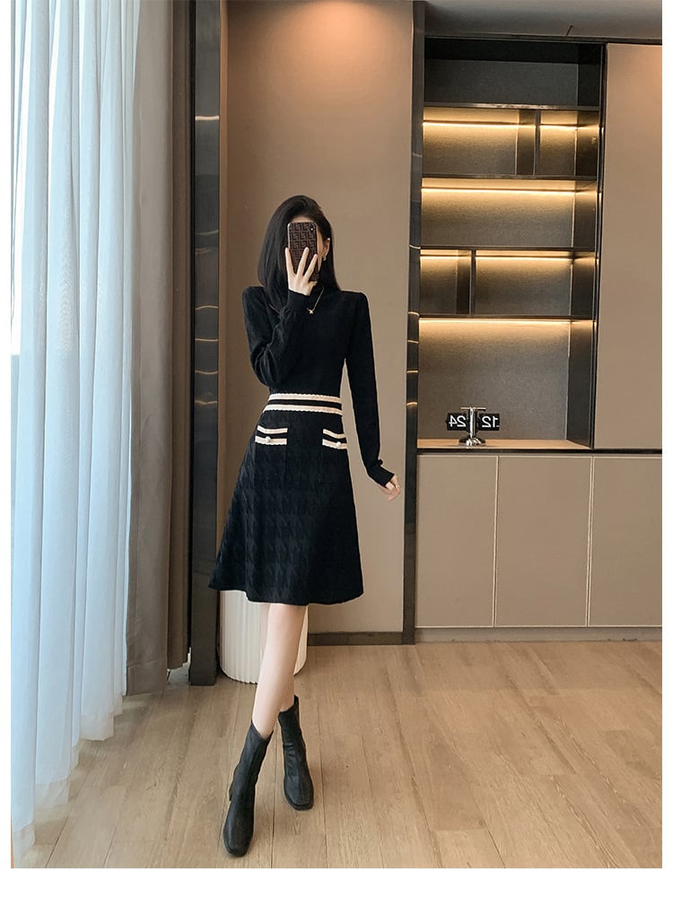 【dress】ニットワンピース　M25422