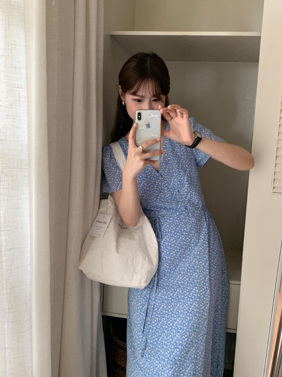 【dress】花柄ワンピース　M24897
