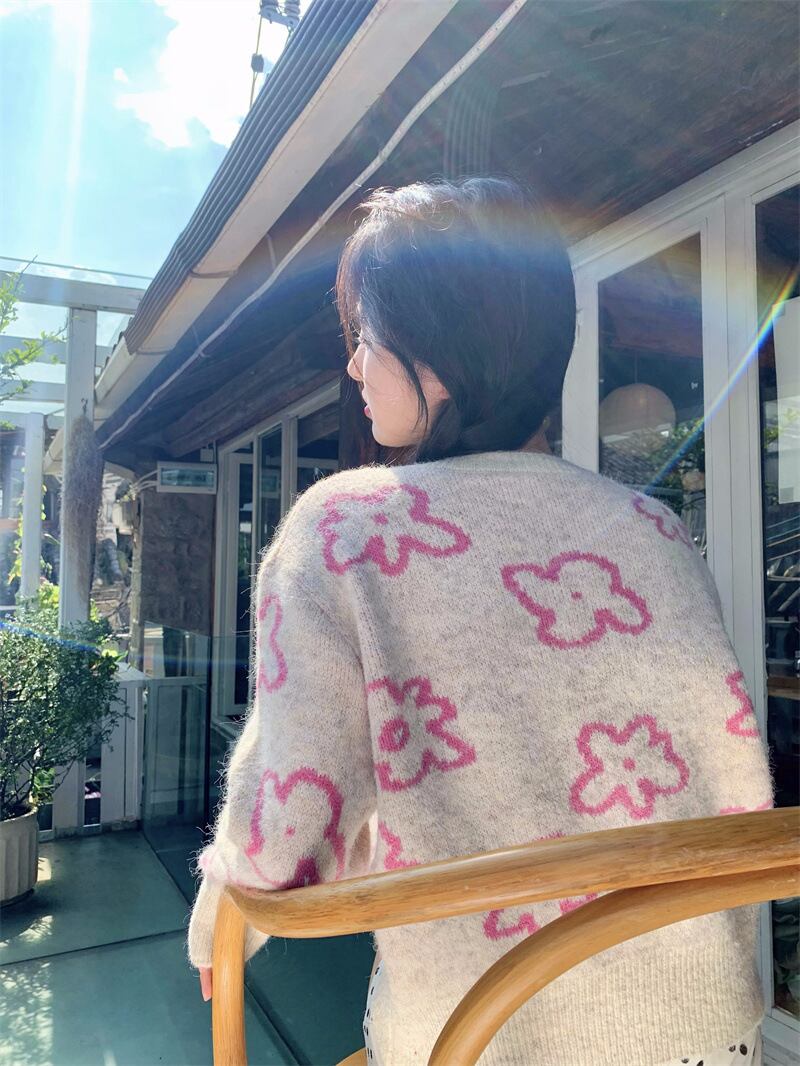 【outer】ニットカーデ　M27163