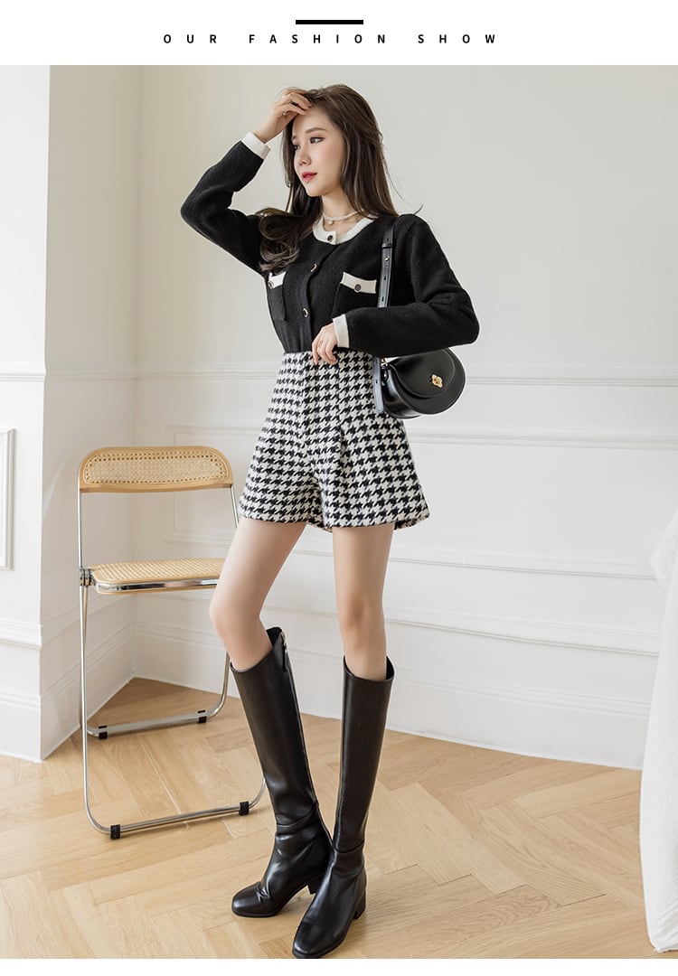 【bottoms】好感度UP!気質満点レトロエレガントルーズ着痩せショートパンツ G3542