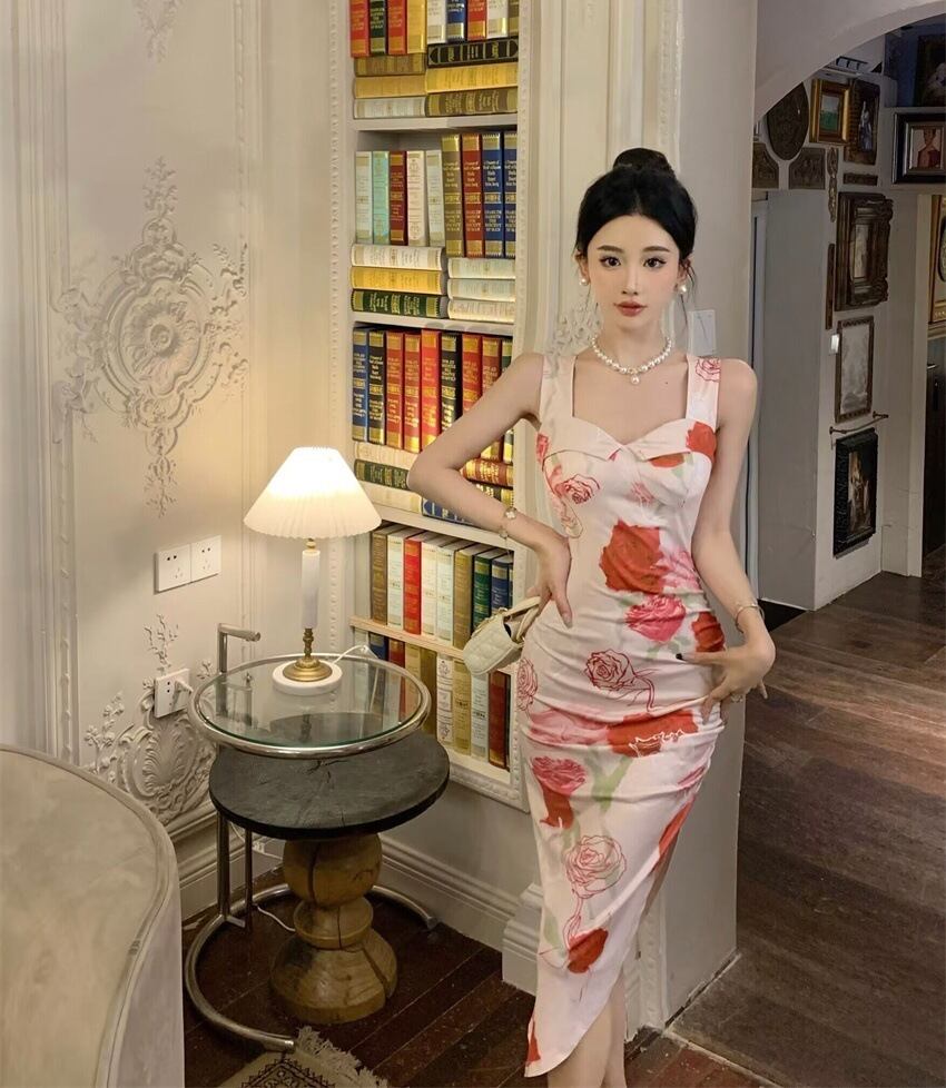 【dress】プリントキャミワンピース G20131