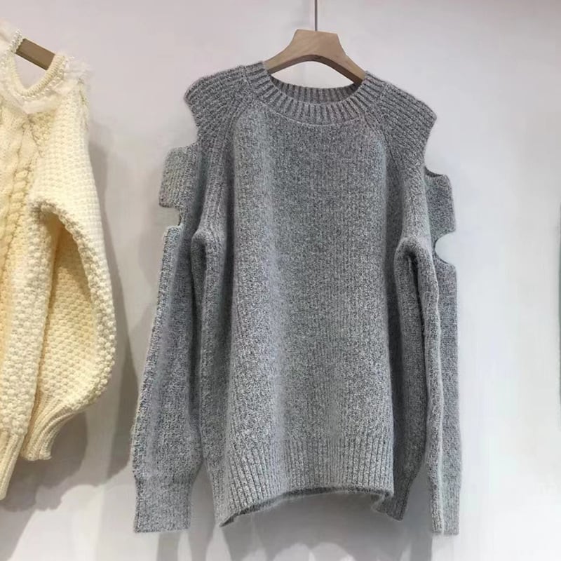 【tops】ニットセーター　M25442