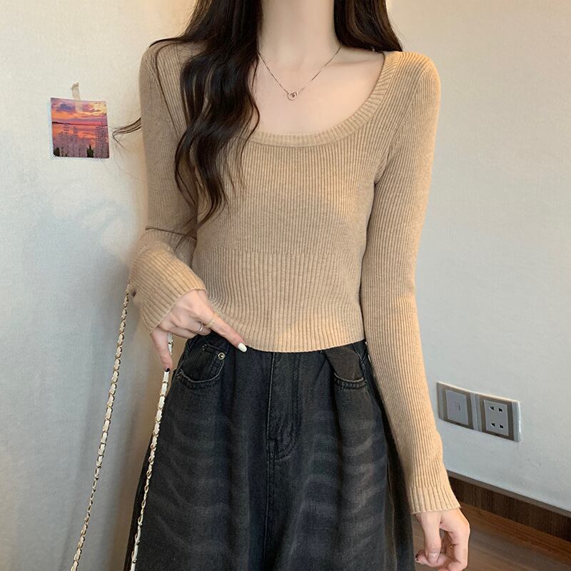 【tops】ニットトップス　M18835