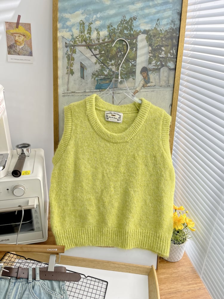 【tops】ニットベスト　M25475