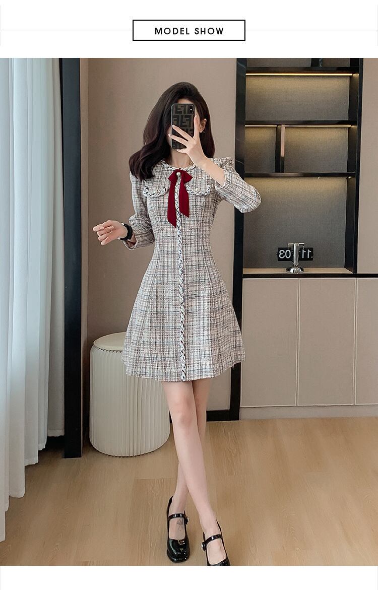 【dress】ツイードワンピース　M18608
