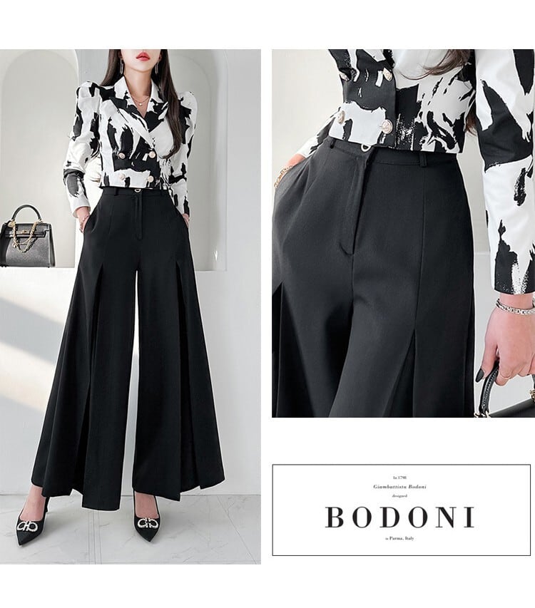 【set】スーツアウター+ガウチョパンツ２点セットG21021