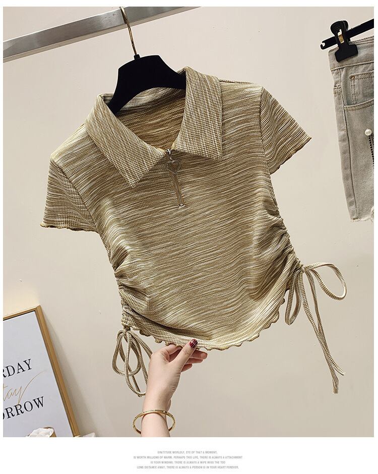 【tops】POLOネックTシャツG20675