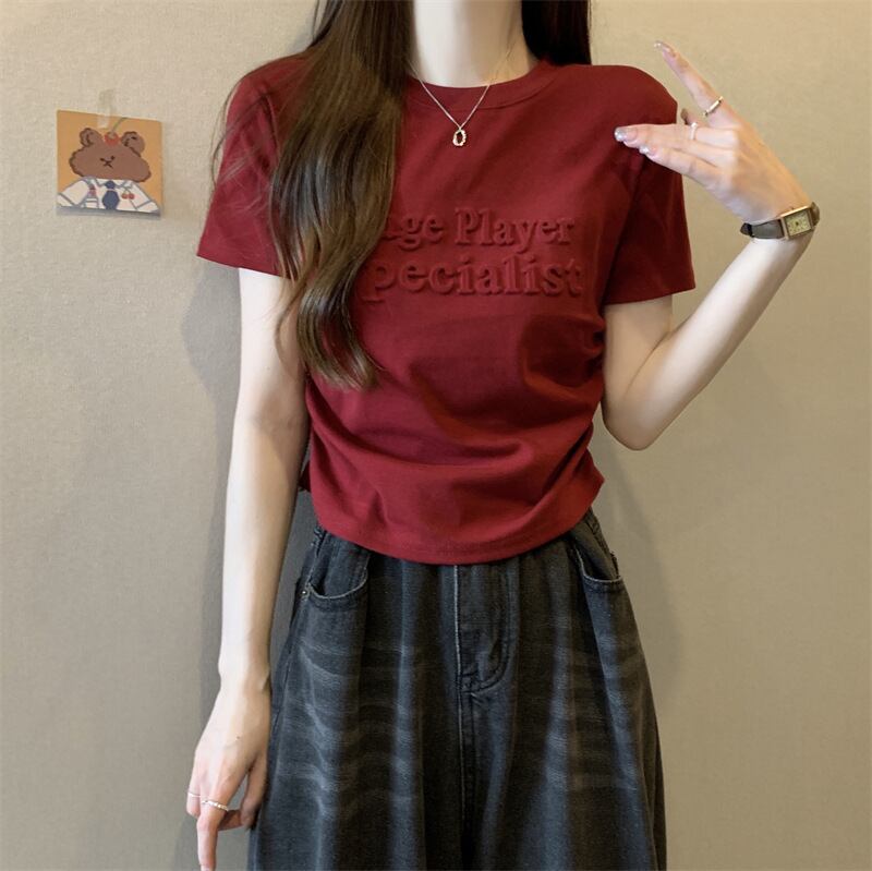 【tops】3色イレギュラー半袖ＴシャツF7290