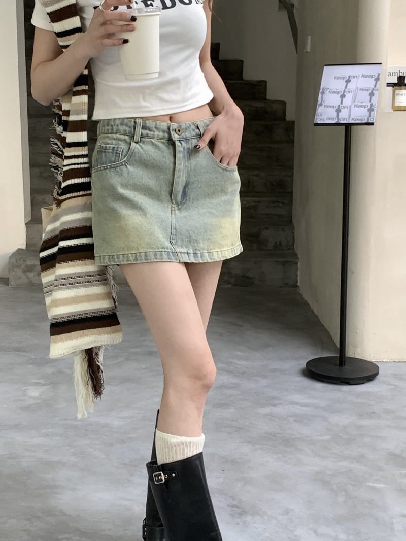 【bottoms】デニムスカートG20422