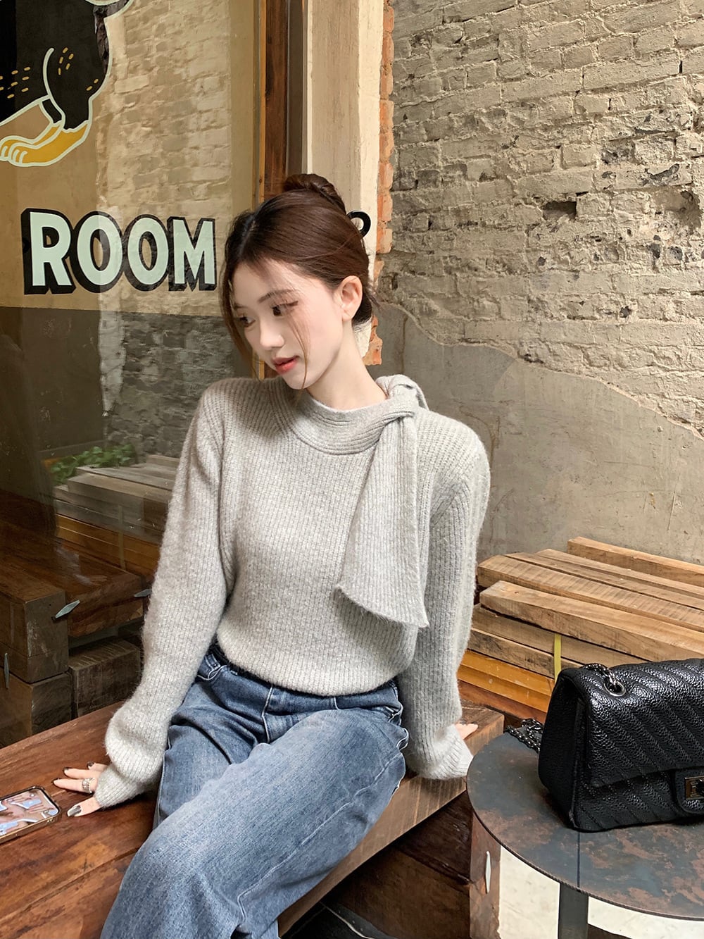 【tops】ニットセーター　M27682
