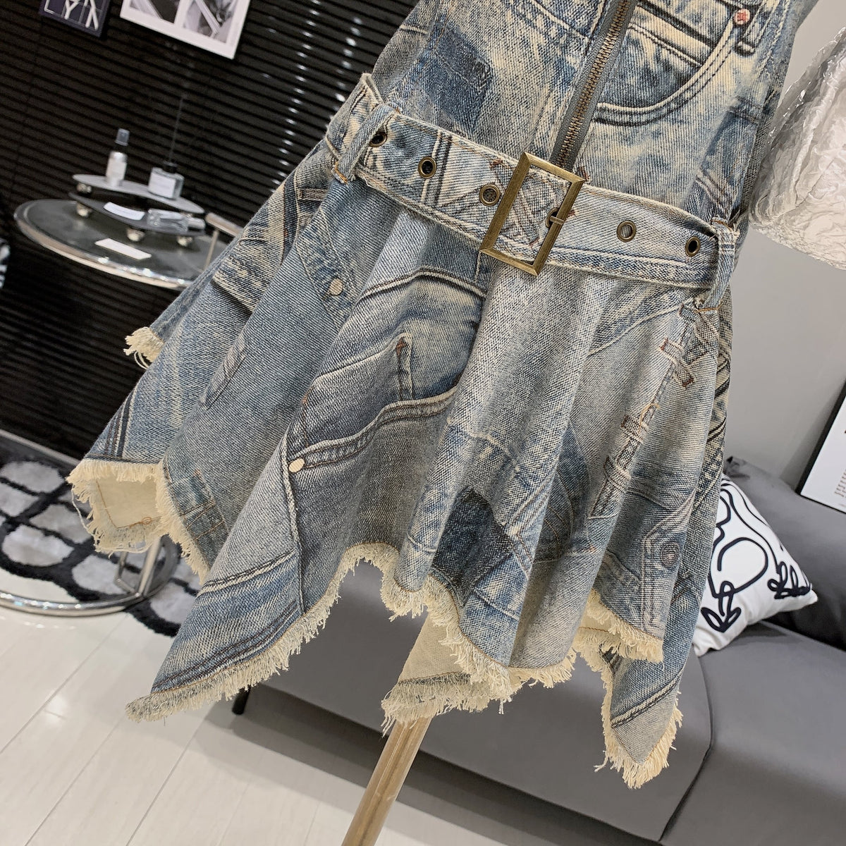 【dress】不規則 イレギュラーワンピース　M25017