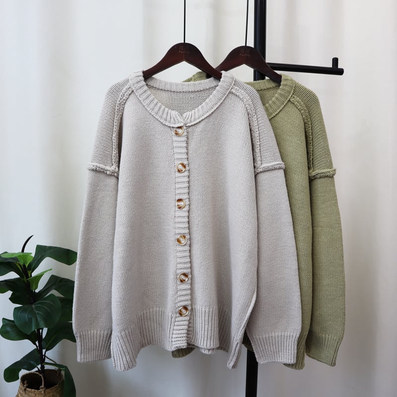 【outer】ニットカーデ　M26004