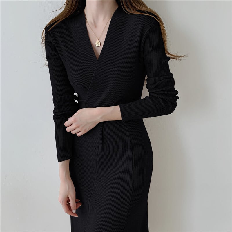 【dress】ニットワンピース　M25539