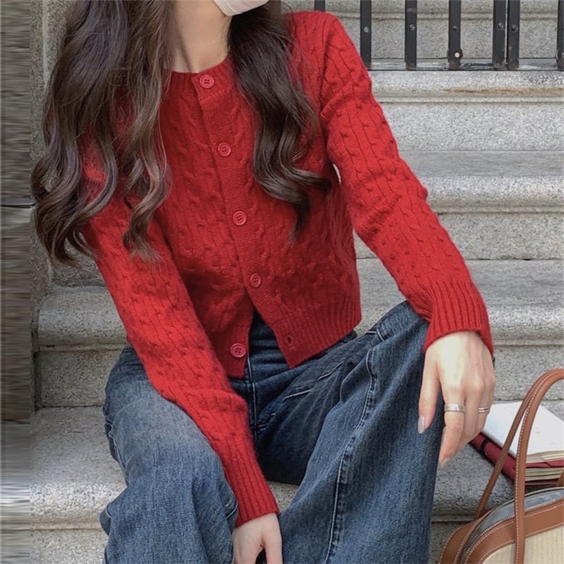 【outer】ニットカーデ　M25957