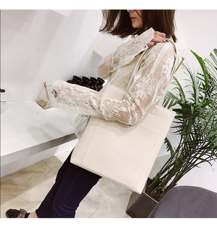 【小物】大活躍  ファッションカジュアルショルダーバッグ韓国系定番無地ハンドバッグ