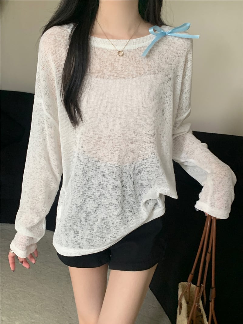 【tops】長袖Tシャツ　M25268
