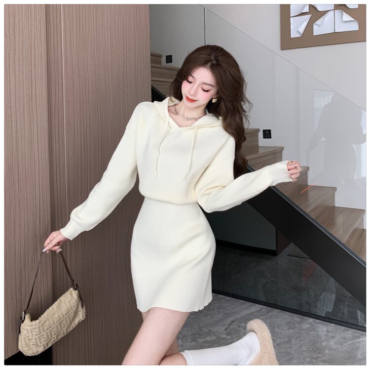 【dress】フード付きワンピース　M19004
